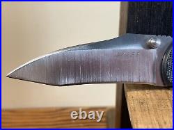 Joe Pardue Custom Folding Knife Wharncliff