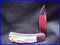 Joe Prince Custom Stag Handle One Blade Folding Knife