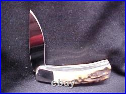 Joe Prince Custom Stag Handle One Blade Folding Knife
