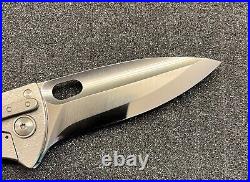 John Gray Knives Bloodshark folding knife Nitro V barked Titanium