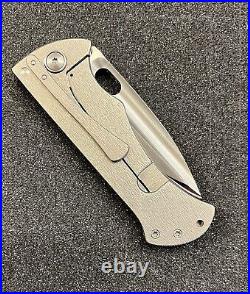 John Gray Knives Bloodshark folding knife Nitro V barked Titanium