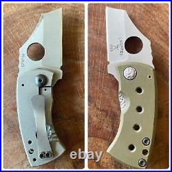 Jonathan McNees Custom Knives KillerBee Compact Pocket Knife w Spyderco Hole