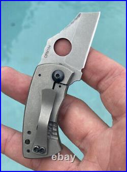 Jonathan McNees Custom Knives KillerBee Compact Pocket Knife w Spyderco Hole