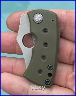 Jonathan McNees Custom Knives KillerBee Compact Pocket Knife w Spyderco Hole