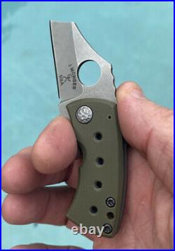 Jonathan McNees Custom Knives KillerBee Compact Pocket Knife w Spyderco Hole