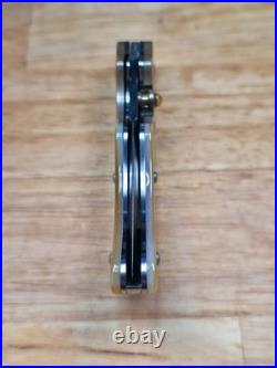 Jot Singh Khalsa Custom Knife Opel, Damascus and Gold Lip Pearl Mokume Bolster