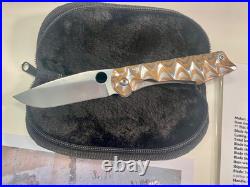 Juergen / Jurgen Schanz DPPK2 Framelock with Titanium and Mokume handmade knife
