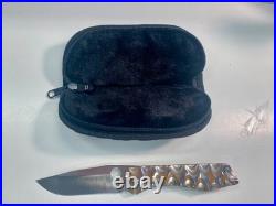 Juergen / Jurgen Schanz DPPK2 Framelock with Titanium and Mokume handmade knife