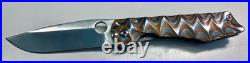 Juergen / Jurgen Schanz DPPK2 Framelock with Titanium and Mokume handmade knife