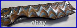 Juergen / Jurgen Schanz DPPK2 Framelock with Titanium and Mokume handmade knife
