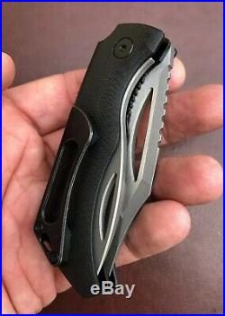 Justin Koch Tools KTC-2 Pocket Knife Prybar Bottle Opener 2 Blades Satin Flats