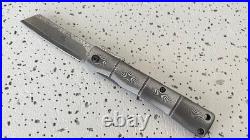 KATSU Pocket Knife Razor Sharp Handmade Japanese Damascus Steel Blade Tanto