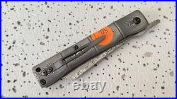 KATSU Pocket Knife Razor Sharp Handmade Japanese Damascus Steel Blade Tanto