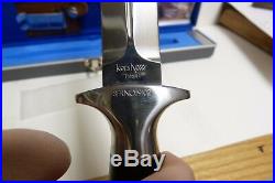KERSHAW TROOPER 1007 SER#19102 9.5 FIX BLADE KNIFE- With CASE, SHEATH, PAPER -BX9