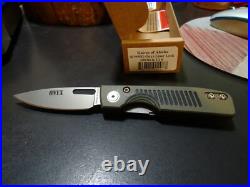 KNIVES OF ALASKA ONYX FOLDER 3.90 CLOSED POCKET KNIFE WithCLIP 795FG S30V BLADE L