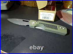 KNIVES OF ALASKA ONYX FOLDER 3.90 CLOSED POCKET KNIFE WithCLIP 795FG S30V BLADE L
