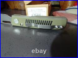 KNIVES OF ALASKA ONYX FOLDER 3.90 CLOSED POCKET KNIFE WithCLIP 795FG S30V BLADE L