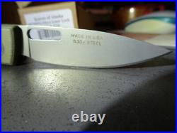 KNIVES OF ALASKA ONYX FOLDER 3.90 CLOSED POCKET KNIFE WithCLIP 795FG S30V BLADE L