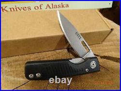 KNIVES OF ALASKA ONYX FOLDER 3.90 CLOSED POCKET KNIFE WithCLIP 796FG S30V BLADE L