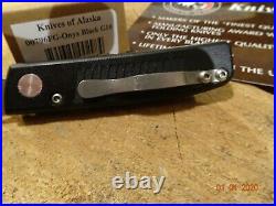 KNIVES OF ALASKA ONYX FOLDER 3.90 CLOSED POCKET KNIFE WithCLIP 796FG S30V BLADE L