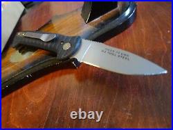 KNIVES OF ALASKA STRIKE FORCE FOLDER 4.650 CLOSED POCKET KNIFE WithCLIP D2 BLADE