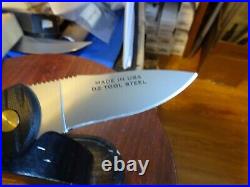 KNIVES OF ALASKA STRIKE FORCE FOLDER 4.650 CLOSED POCKET KNIFE WithCLIP D2 BLADE