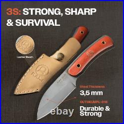 Kam Knife 4116 steel Camp Knives, Knives Fixed Blade, Outdoor