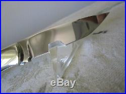 Ken Steigerwalt mother of pearl / mirror polished custom Folding knife