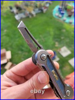 Keybar titanium With Scorpion 6 Framelock Knife/Bottle Opener Keys Not Included