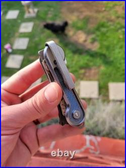 Keybar titanium With Scorpion 6 Framelock Knife/Bottle Opener Keys Not Included