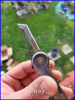 Keybar titanium With Scorpion 6 Framelock Knife/Bottle Opener Keys Not Included