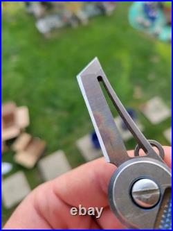 Keybar titanium With Scorpion 6 Framelock Knife/Bottle Opener Keys Not Included