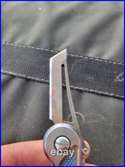 Keybar titanium With Scorpion 6 Framelock Knife/Bottle Opener Keys Not Included