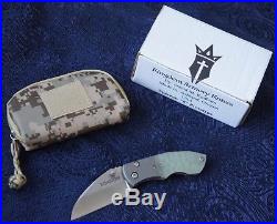 Kingdom Armory Knives Sparrow 8 Prototype David M Rydbom USA Custom Folder Knife