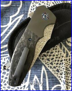Kirby Lambert Augustus Custom Flipper Knife not Tad Gear