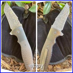 Kirby Lambert Custom Knives Augustus Flipper Pocket Knife Fully Dressed