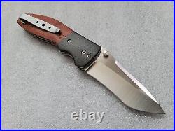Kirby Lambert Knives Custom Orion MGT, Multi-Grind Tanto CPM-S35VN, LSCF, Wood