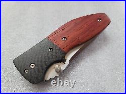 Kirby Lambert Knives Custom Orion MGT, Multi-Grind Tanto CPM-S35VN, LSCF, Wood