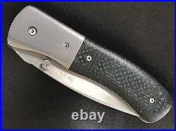 Kit Carson Protoge Mike Obenauf Custom Handmade Large Model 2 Folder Mint Knife