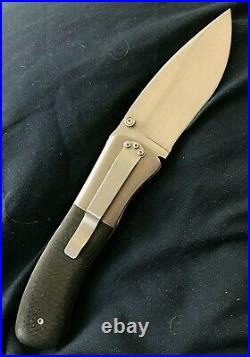 Kit Carson Protoge Mike Obenauf Custom Handmade Large Model 2 Folder Mint Knife