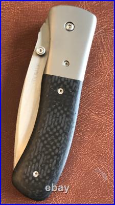 Kit Carson Protoge Mike Obenauf Custom Handmade Large Model 2 Folder Mint Knife