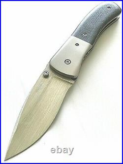 Kit Carson Protoge Mike Obenauf Custom Handmade Large Model 2 Folder Mint Knife