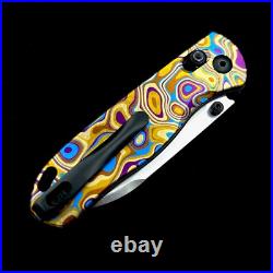 Kizer Azo Drop Bear Ki3619A3 Clutch Lock Knife Titanium (3) Flo Evo Bronze pttn Kizer Azo Drop Bear Ki3619A3 Clutch Lock Knife Titanium (3) Flo Evo Bronze pttn