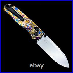 Kizer Azo Drop Bear Ki3619A3 Clutch Lock Knife Titanium (3) Flo Evo Bronze pttn Kizer Azo Drop Bear Ki3619A3 Clutch Lock Knife Titanium (3) Flo Evo Bronze pttn
