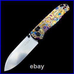 Kizer Azo Drop Bear Ki3619A3 Clutch Lock Knife Titanium (3) Flo Evo Bronze pttn Kizer Azo Drop Bear Ki3619A3 Clutch Lock Knife Titanium (3) Flo Evo Bronze pttn