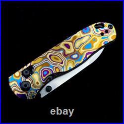 Kizer Azo Drop Bear Ki3619A3 Clutch Lock Knife Titanium (3) Flo Evo Bronze pttn Kizer Azo Drop Bear Ki3619A3 Clutch Lock Knife Titanium (3) Flo Evo Bronze pttn