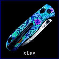 Kizer Azo Drop Bear Ki3619A3 Clutch Lock Knife Titanium (3 Stonewash) KOI