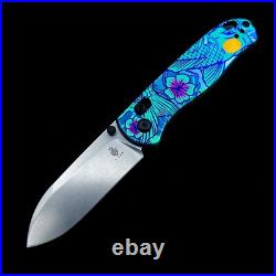 Kizer Azo Drop Bear Ki3619A3 Clutch Lock Knife Titanium (3 Stonewash) KOI