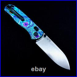 Kizer Azo Drop Bear Ki3619A3 Clutch Lock Knife Titanium (3 Stonewash) KOI