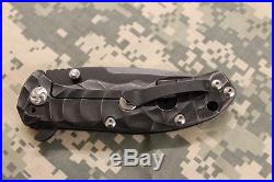 Kizer Ki401D1 Flipper Knife Black Stonewash Titanium Handle Scales & S35VN Blade